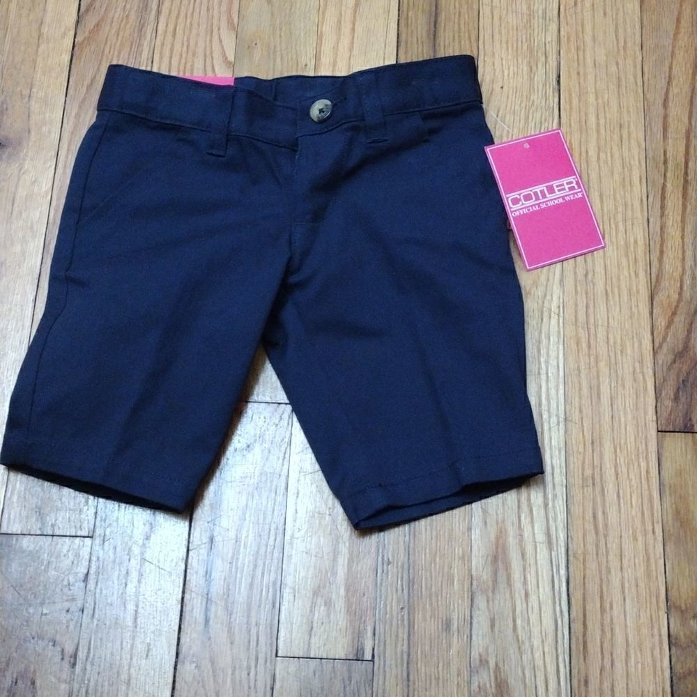 Cotler School Uniform Navy Blue Shorts Size 4